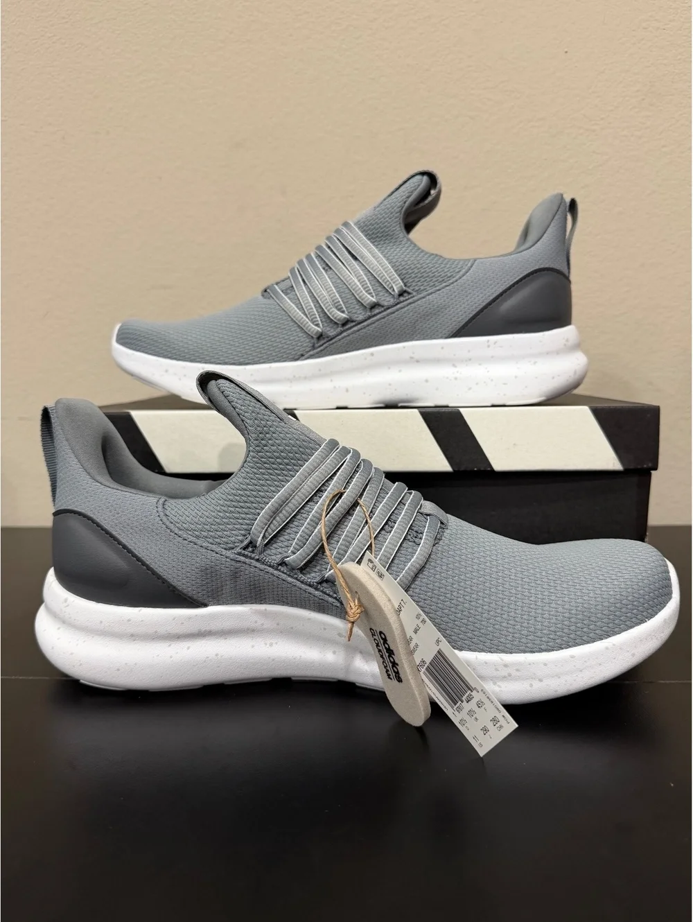 Size 11 - Adidas Lite Racer Adapt 7.0 “Grey White”